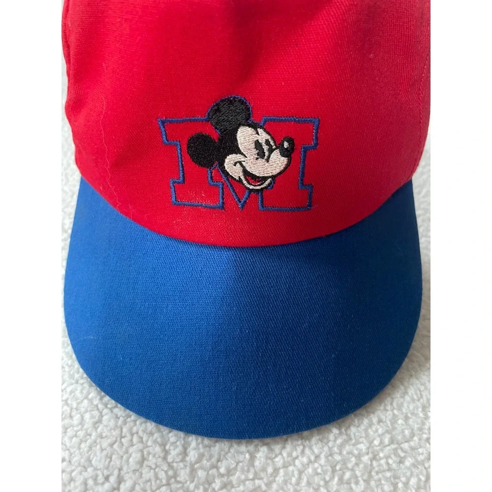 Disney Kids Mickey Mouse Red Crown Blue Bill Baseball Cap